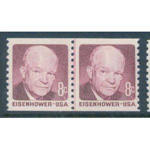 1402 8c Dwight Eisenhower Fine MNH CLP R0249
