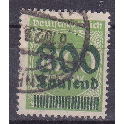 GERMANY 1923 SURCHARGE 800 TAUSEND ON 1000m USED SG301