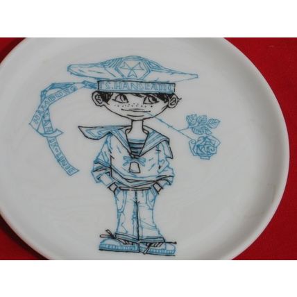 Nautical Plate Coaster TS Hanseatic Mini Dish Trinket Tray