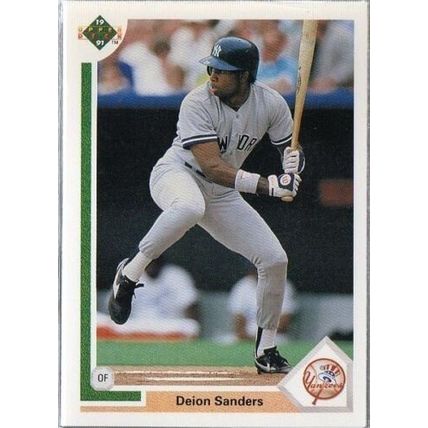 DEION SANDERS 1991 UPPER DECK # 352