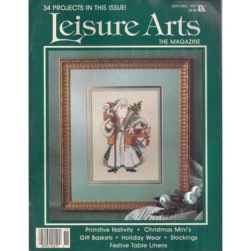 Multi Craft PATTERN Magazine Leisure Arts Nov 87