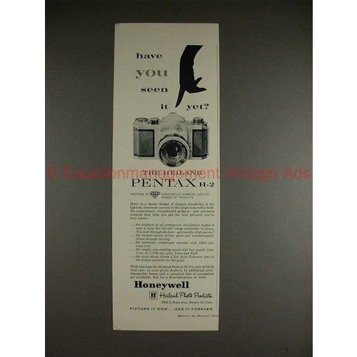 1960 Heiland Pentax H-2 Camera Ad - You Seen it Yet?!