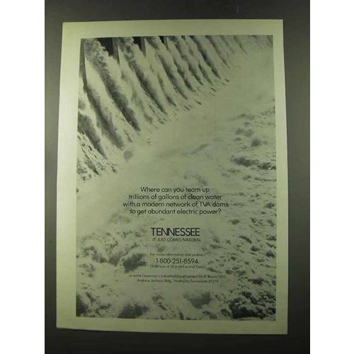 1973 Tennessee Industrial Development Ad - Clean Water