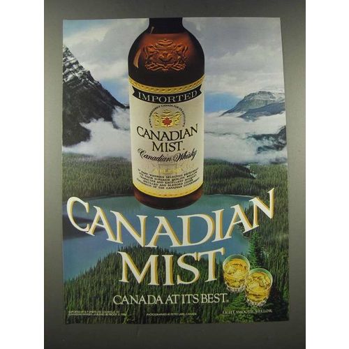 1986 Canadian Mist Whisky Ad - Canada At Its Best