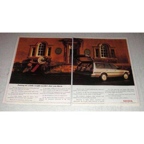 1987 Toyota Camry Car Ad - Putting On a Little Weight