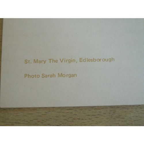 Limited Edition Postcard St Mary the Virgin Church Edlesborough, Buckinghamshire