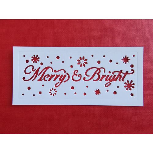 6 x Die Cuts Merry & Bright