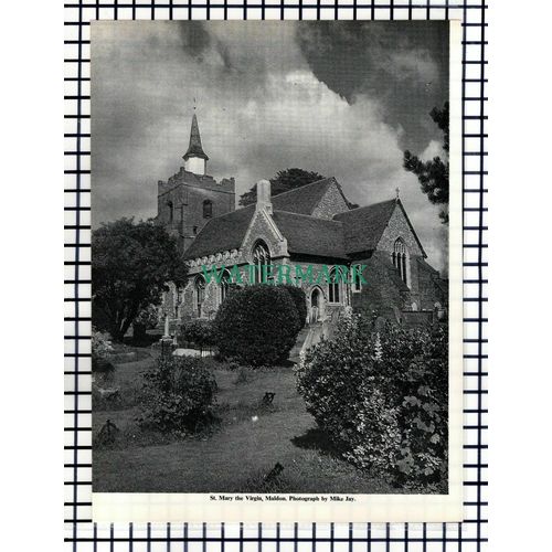 (8376) St Mary The Virgin Church Maldon Essex - 1967 Cutting