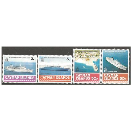 Cayman Islands 1978 New Harbour & Cruise Ships Set Unmounted Mint