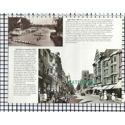 (6875) Oxford Cornmarket Eights Week - 1980s Cutting