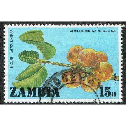 Zambia 1976 World Forestry Day 15n Multicoloured SG251 FU