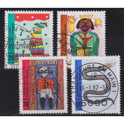 GERMANY BUND [1971] MiNr 0660-63 ( O/used )