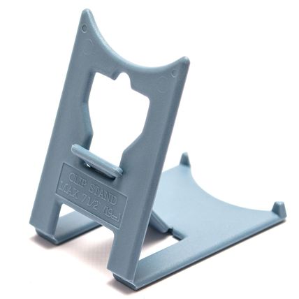 Medium Wedgwood Blue Plate Bowl Clip Display Stand x 2