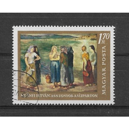Hungary.SG2321 1fo 70 Women by the River (I.Szony).Fine Used.Sept22