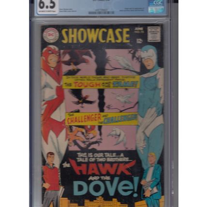 Showcase 75 - 1968 - 1st Hawk & Dove - Ditko - CGC 6.5 REDUCED PRICE