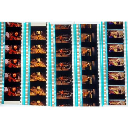 DRAGONBALL EVOLUTION. Pk MULTI QVF - A003c . - 5 STRIPS OF 5 - 35MM FILM CELLS