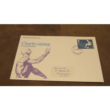 GB 1975 FDC Cover - Post Office Charity Stamp
