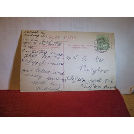 MALVERN LOOKING EAST, WORCESTERSHIRE . used antique postcard 1908 pm =