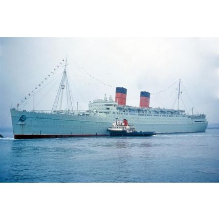 SQ1875 - Cunard Liner - Mauretania - photograph 6x4
