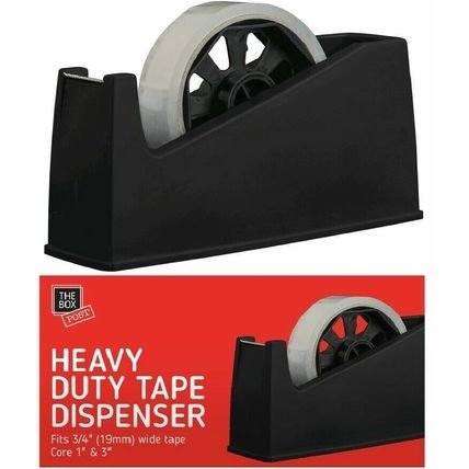 Heavy Duty Tape Dispenser Desktop Office Sellotape Sticky Cellotape Pack Holder