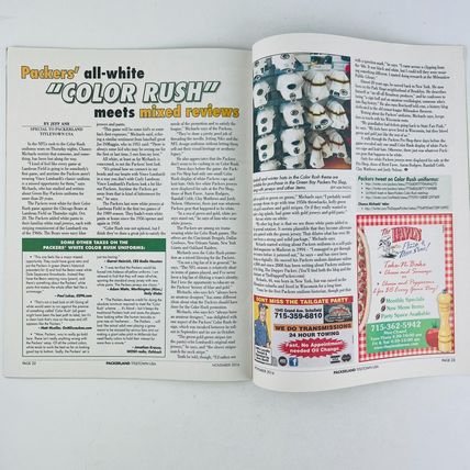 Green Bay Packers Packerland Titletown USA Magazine November 2016