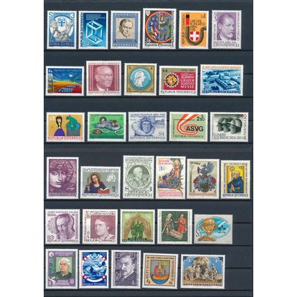 240 Stamp Mix - Austria - Unused MNH & NM H