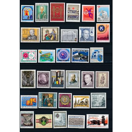 240 Stamp Mix - Austria - Unused MNH & NM H