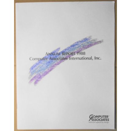 Annual Report 1988, Computer Associates International, Inc.