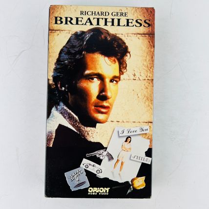 Breathless VHS Video Tape Richard Gere, Valérie Kaprisky