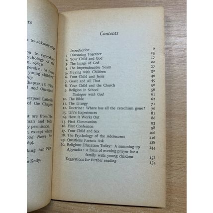 1973 "PARENTS CHILDREN & GOD" ANTHONY BULLEN RELIGIOUS PAPERBACK BOOK (LL)