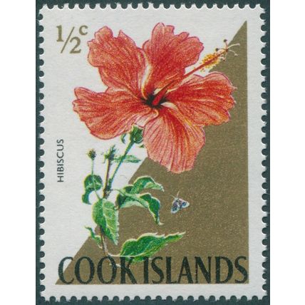 Cook Islands 1967 ½c Hibiscus SG227A MNH