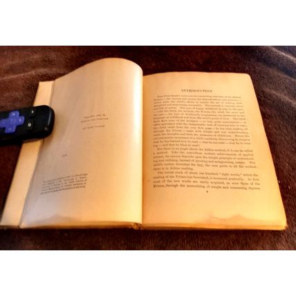Old Vintage Basic Reader AFirst Reader By Spaulding & Bryce 1906