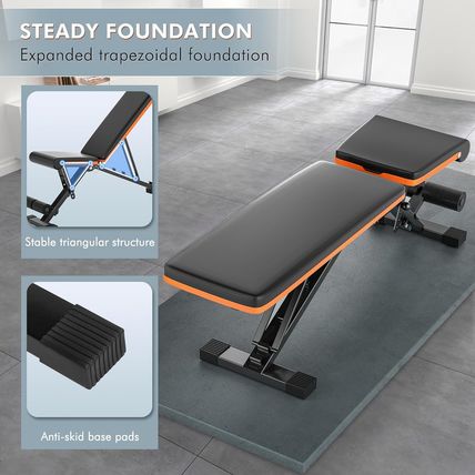 Weight Bench Workout Bench Adjustable Weight Bench Incline Bench for Home Gym Fu