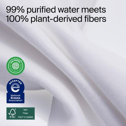 Coterie Baby Wipes for Sensitive Skin, Plant-Based and Plastic-Free Fibers, 99%