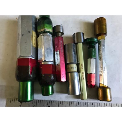 LOT PLUG GAGE GO NOGO VAN KEUREN .835,840,696,698,8236,8220,8085,881,8750  ,ES