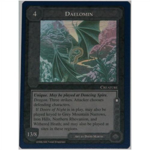 Middle-Earth MECCG The Wizards Unlimited Daelomin