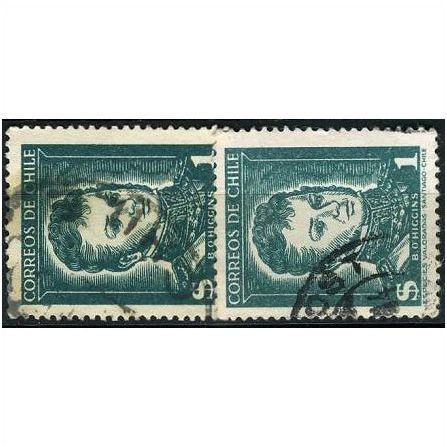 1952/1953 Michel 463X+463Y - #2 fine used (o) - with and without watermark