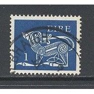 Ireland.SG340 1p Stylised Dog (Blue).Fine Used.Jan15b