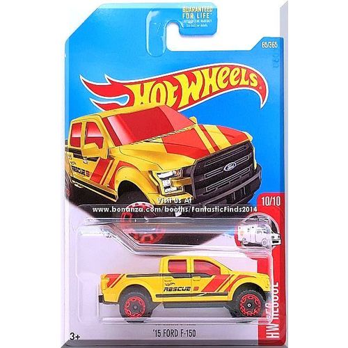 Hot Wheels - '15 Ford F-150: HW Rescue #10/10 - #65/365 (2017) *Yellow Edition*