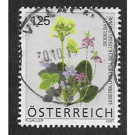 AUT 2007 125c 'FLORA DEFINITIVES ' FINE USED (EBID56-276)