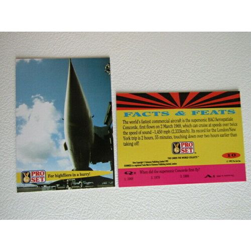 Pro Set 1992 Guinness Book of Records Trade Cards Card Variants (eb2)