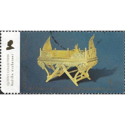 THAILAND, Queen's Collections , Sappagab Phragajatarn, blue 2007, 5baht