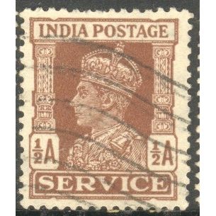 India 1939 - SG O144 - KGV1 ½a brown (Service) - used 8