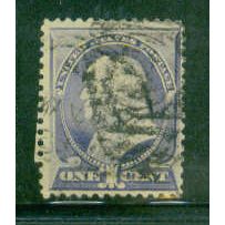 Used 212 1c Benjamin Franklin Barely Clears M01473