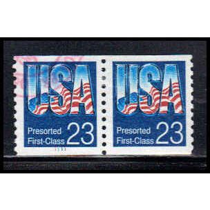 Used 2607 23c U.S.A. Very Fine CNP Left 1111 PA1462