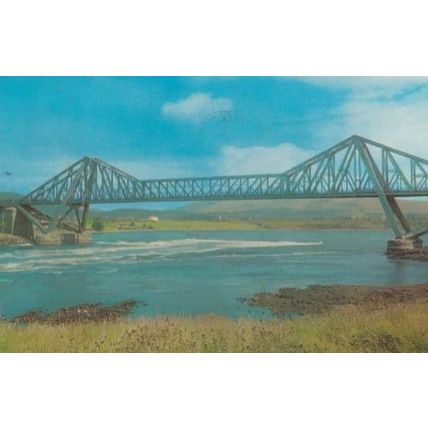 Connel Ferry Bridge Gem Of The Highlands Frank 1970s Scottish Postcard