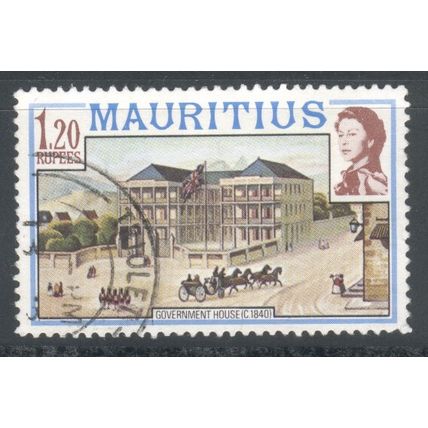 Mauritius stamps 1978 - 1.20c Government House (C1840)