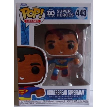 FUNKO / POP ' DC SUPER HEROES ' GINGERBREAD SUPERMAN