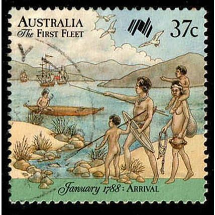 Australia 1988 First Fleet Arrival 37c Used Stamp #2