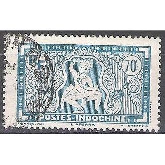 Indochine 1931 Michel 181 O Cote (2006) 0.80 € Angkor danseuse Cachet rond